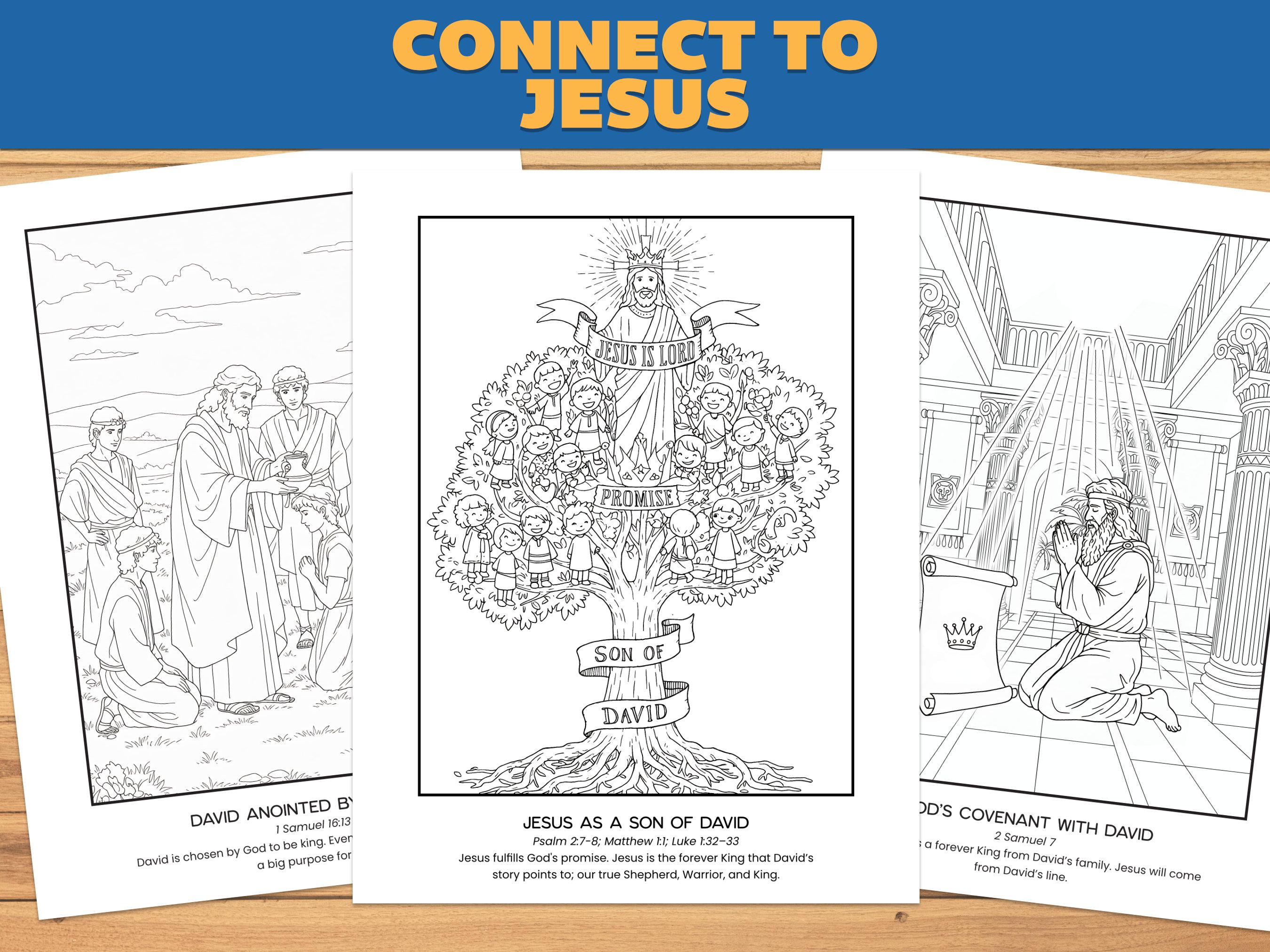 Life of David Coloring Pages | Bible Story Activity (printable) - Etsy