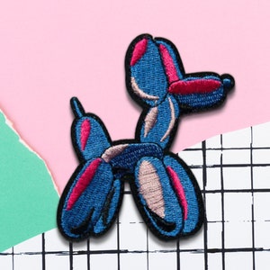 Cute Balloon Dog Patch | Funny Embroidered Patch | Gifts For Dog Lovers