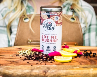 Got Me Blushin' - Vibrant Hibiscus Elderberry Lemon Blend, Organic Fair Trade
