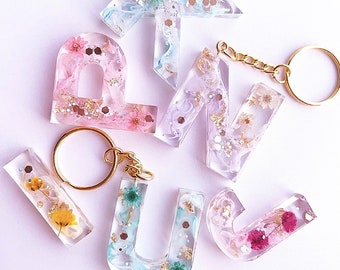 Letter keychains