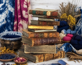 193 Rare Old Books on Fabric Dyeing & Color Indigo Batik Shibori Tie Dye Plant Dyes Mordants Recipes Wool Collection | Size 3.4 GB