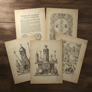 570 zeldzame occulte boeken | Collectie De geheimen van alchemie en occulte chemie | Directe pdf-download | Occultisme: hekserijfilosofie afbeelding 4