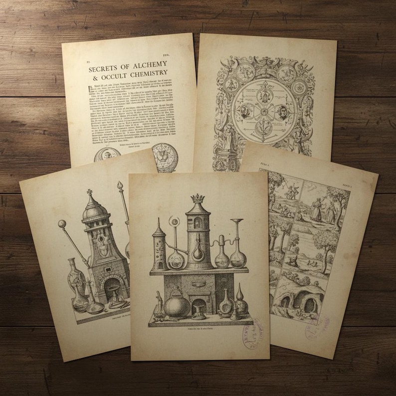 570 zeldzame occulte boeken | Collectie De geheimen van alchemie en occulte chemie | Directe pdf-download | Occultisme: hekserijfilosofie afbeelding 4