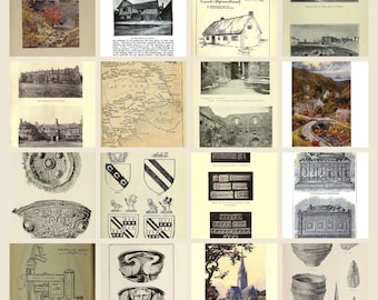 795+ Drawings and Illustrations on Yorkshire - History, Ancestry & Genealogy Artwork | Genealogy Research Prints Collection | Size 501.9 MB