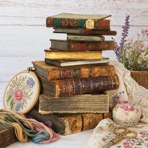 213 Rare Old Books on Embroidery And Needlework Patterns Stitches Techniques Designs Samplers Motifs Collection | Size 2.9 GB