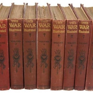 Der Krieg Illustriert WW1 - Komplettes Set Alle 10 Bände - PDF Buchsammlung Download - Fotos Weltkrieg 1 Geschichtsbücher Schlachten Großer Kriegsfoto