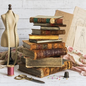 193 Rare Old Books on Dressmaking Vintage Sewing Patterns Tailoring Pattern Drafting Draping Fitting Collection | Size 1.9 GB