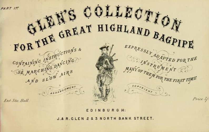 96 Rare Old Books on Scottish Bagpipes And Folk Songs Scotland Highlands History Ceilidh Ballads Sheet Collection | Size 1.6 GB image 5