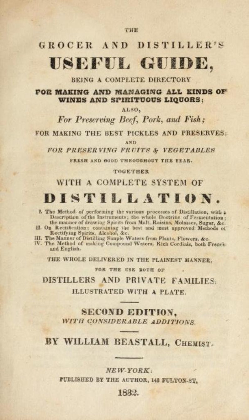 Spirits Strong Liquors & Distillation 75 Rare Old Books Etsy
