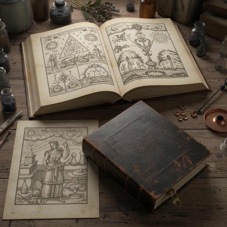 570 zeldzame occulte boeken | Collectie De geheimen van alchemie en occulte chemie | Directe pdf-download | Occultisme: hekserijfilosofie afbeelding 2
