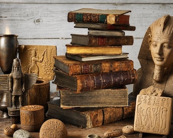 191 Rare Old Books on Cuneiform And Hieroglyphs Sumerian Cylinders Tablets Ancient Art Assyrian Babylonian Collection | Size 2.4 GB