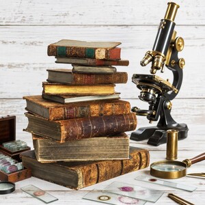 155 Rare Old Books on Microscopy Antique Microscope Magazines Journals Histology Science Slides Vintage Collection | Size 5.0 GB