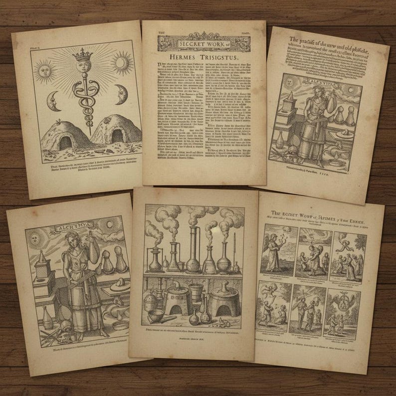 570 zeldzame occulte boeken | Collectie De geheimen van alchemie en occulte chemie | Directe pdf-download | Occultisme: hekserijfilosofie afbeelding 8