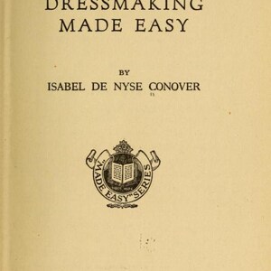 193 Rare Old Dressmaking Books PDF Download Vintage Sewing Patterns Women's Dress Tailoring Designs Learn How to Make Dresses image 3