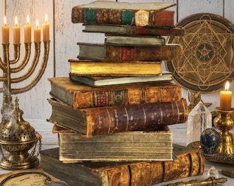 77 Rare Old Books on Kabbalah And Ancient Jewish Magic Zohar Sefer Yetzirah Sefer Raziel Hekhalot Merkabah Collection | Size 977.5 MB