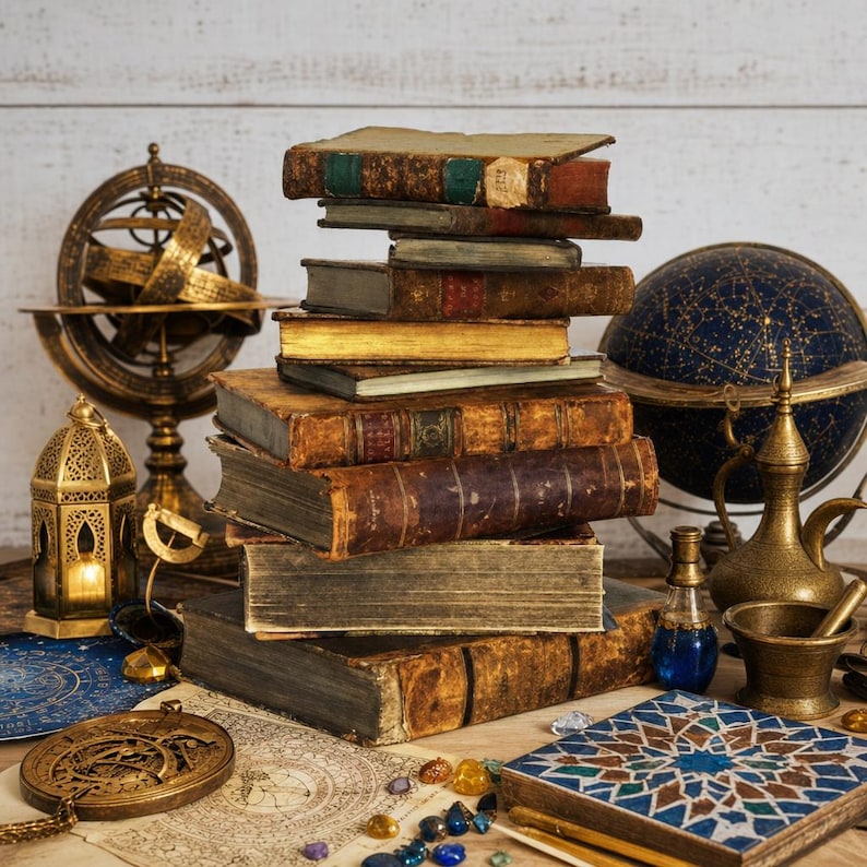 88 Rare Old Books on Islamic Manuscripts Alchemy Astrology Astronomy Philosophy Mathematics Muslim Collection | Size 3.9 GB image 1