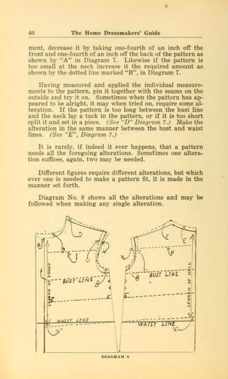 193 Rare Old Dressmaking Books PDF Download Vintage Sewing Patterns Women's Dress Tailoring Designs Learn How to Make Dresses image 5