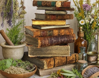 1088 Rare Old Books on Herbs and Herbal Medicine Medicinal Plants Medical Herbalism Witchcraft Apothecary Healing Collection | Size 36.2 GB