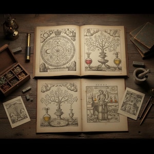 570 zeldzame occulte boeken | Collectie De geheimen van alchemie en occulte chemie | Directe pdf-download | Occultisme: hekserijfilosofie afbeelding 15