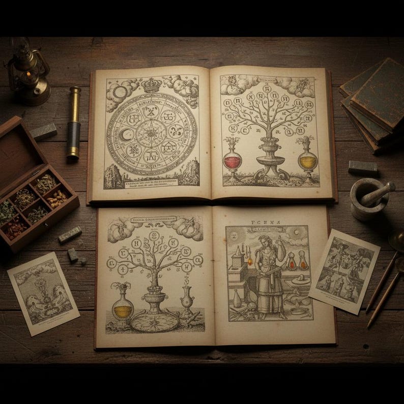 570 zeldzame occulte boeken | Collectie De geheimen van alchemie en occulte chemie | Directe pdf-download | Occultisme: hekserijfilosofie afbeelding 15