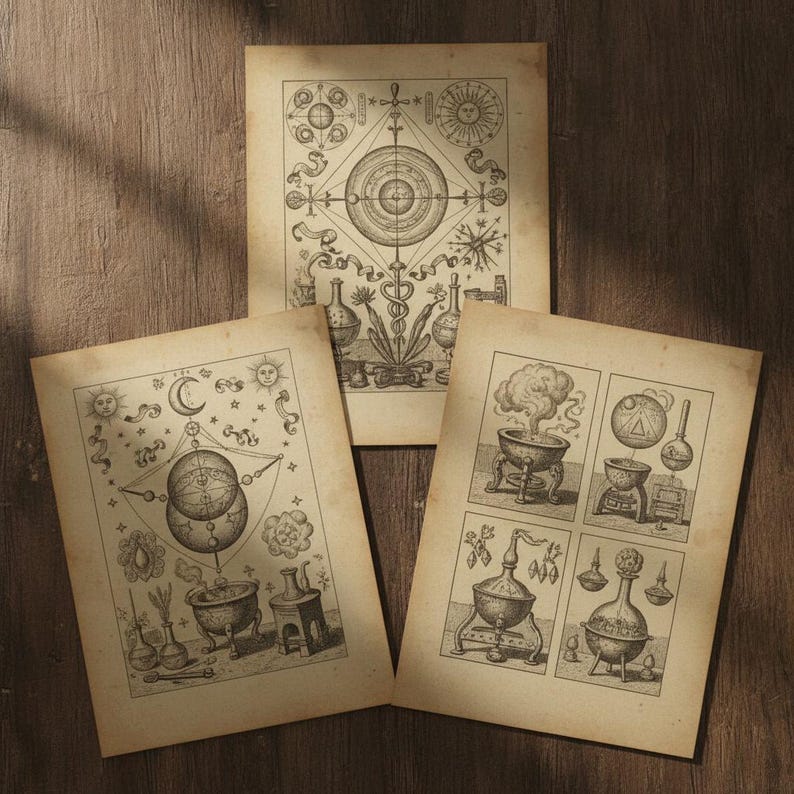 570 zeldzame occulte boeken | Collectie De geheimen van alchemie en occulte chemie | Directe pdf-download | Occultisme: hekserijfilosofie afbeelding 12