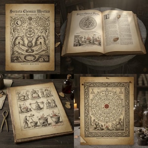 570 zeldzame occulte boeken | Collectie De geheimen van alchemie en occulte chemie | Directe pdf-download | Occultisme: hekserijfilosofie afbeelding 11