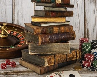 55 Rare Old Books on Gambling Playing Cards Strategies Betting Systems Roulette Poker Card Counting Collection | Size 725.4 MB