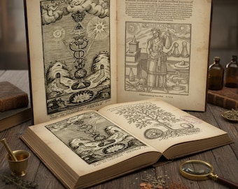 570 Seltene Okkulte Bücher | Die Geheimnisse der Alchemie & Okkulte Chemie Sammlung | Sofort PDF Download | Okkultismus Hexerei Philosophie