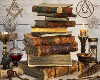 49 Rare Old Books on Alchemy Freemasonry And Rosicrucianism Hermetic Rituals Manly P Hall Secret Societies Collection | Size 637.9 MB