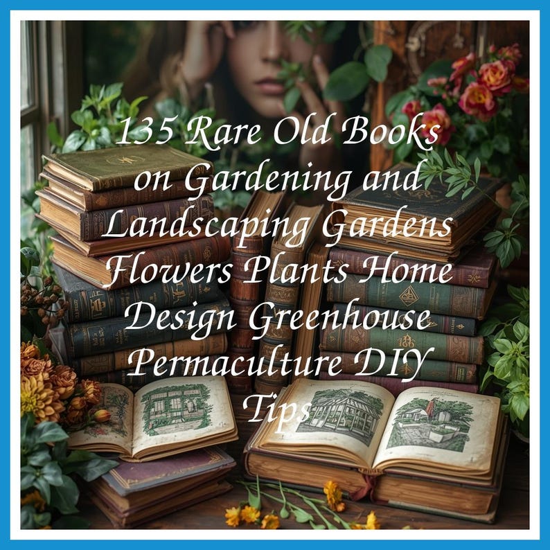 135 Rare Old Books on Gardening And Landscaping Gardens Flowers Plants Home Design Greenhouse Permaculture Collection | Size 3.5 GB image 1