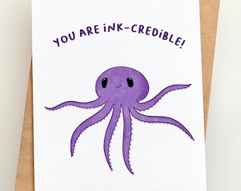 Appreication Card Love Card for Her Thank You Gift Thank You Card for Him Youre Incredible Card Thanks