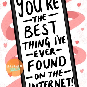Je bent het beste wat ik ooit op internet heb gevonden Kaart Online datingkaart Tinderkaart Datingsitekaart voor hem afbeelding 6