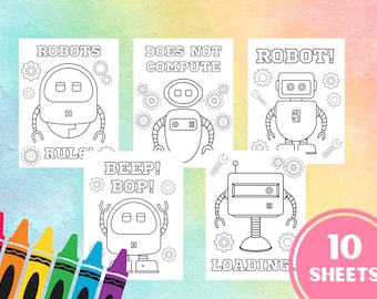 Robot Colouring Sheets for Kids Printable Robot Activity Page Kids Robot Colouring Pages Printable Coloring Pages