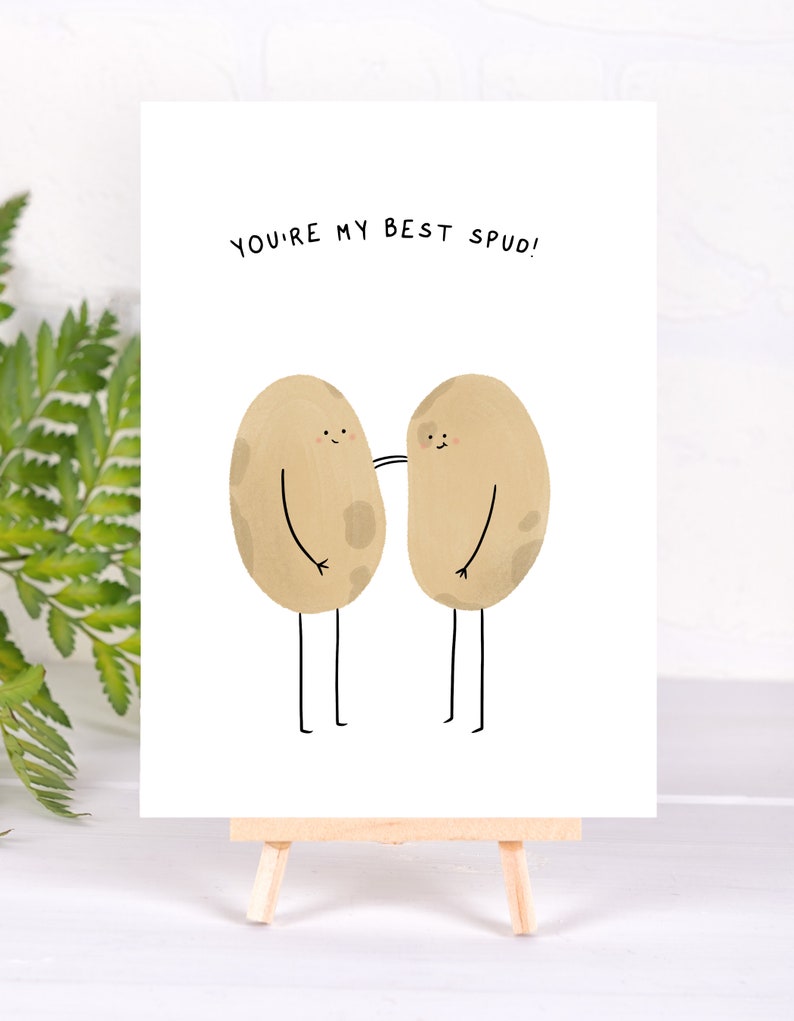 Card for Friend Best Friends Card Friend Card Funny image 5