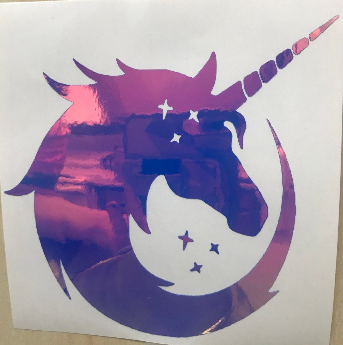 Vinyl Unicorn Decal | Etsy