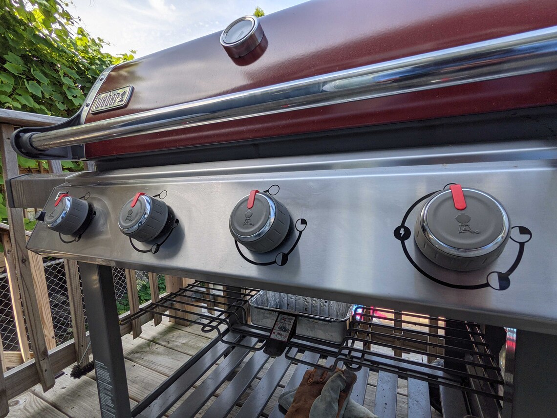 Replacement Burner/temperature Decal for er Genesis and Etsy