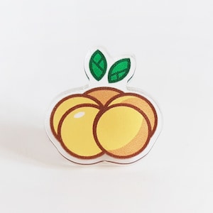 Сloudberry Epoxy Acrylic Lapel Pin Inspired Finland