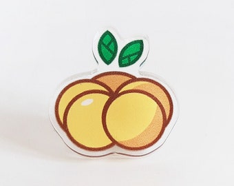 Сloudberry Epoxy Acrylic Lapel Pin Inspired Finland