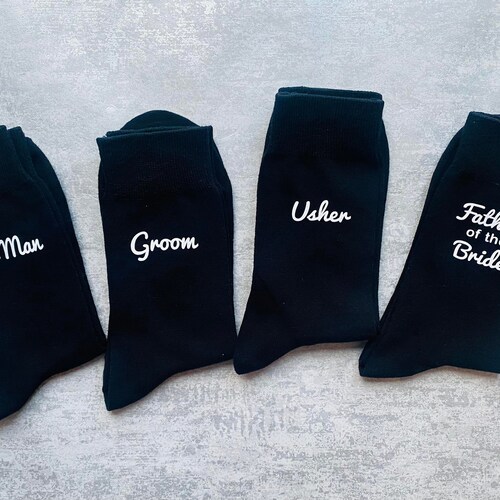 Wedding Socks groom Socks Best Man Socks Father of the - Etsy UK