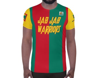 Grenada Flag Men's Athletic T-shirt | Soca Mode
