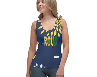 St Vincent and the Grenadines Flag Tank Top | Kingstown Vincentian