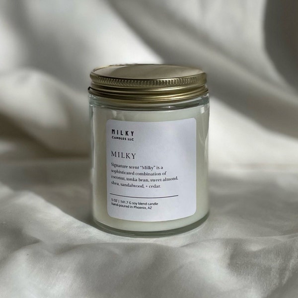 Milky Soy Candle | Black Owned Candles