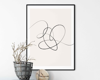Heart Line Drawing Etsy Heart Line Drawing Etsy