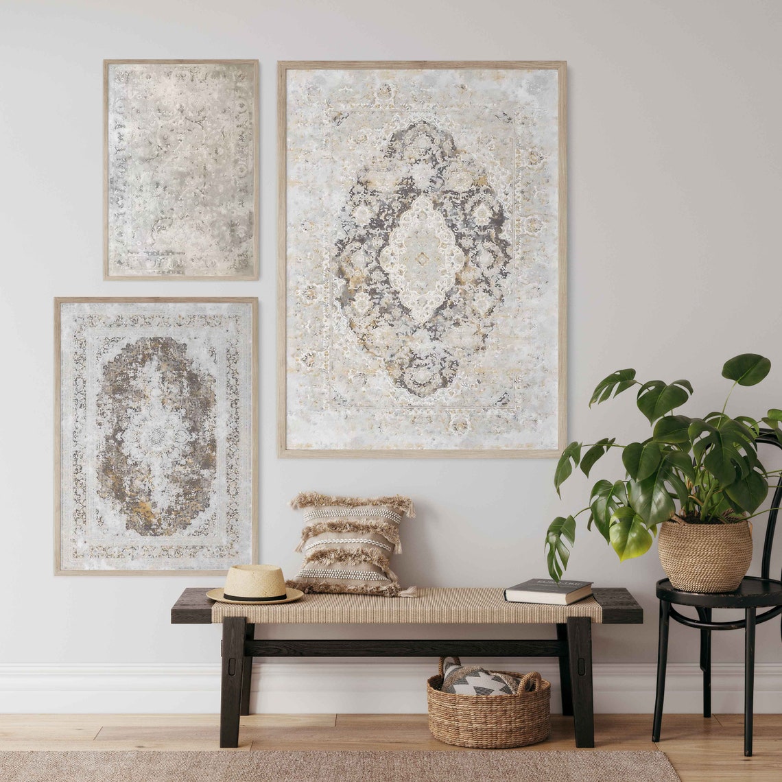 Rug Wall Art Rustic Home Decor Carpet Wall Art Gallery Wall Etsy