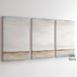 Neutral Nordic Landscape Art Prints - Set of 3 (Digital Download)
