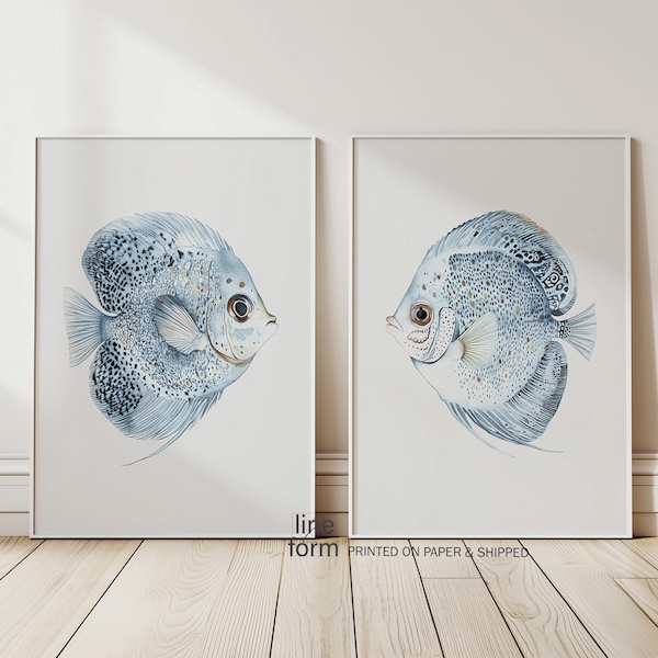Abstract Fish Art - Etsy