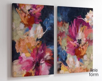 Colorful Abstract Art Print Set: Modern Home Decor (Digital Download)
