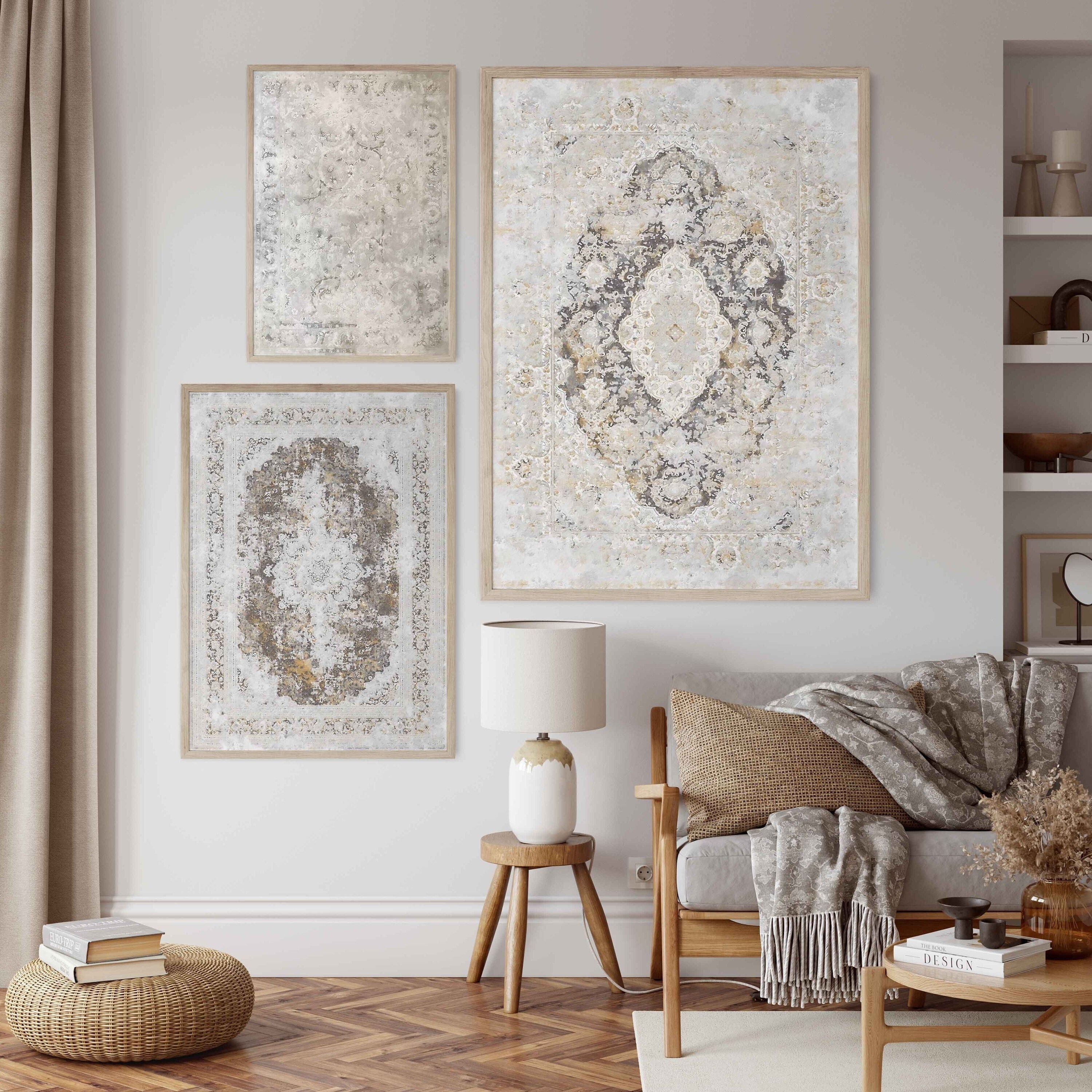 Rug Wall Art Rustic Home Decor Carpet Wall Art Gallery Wall Etsy