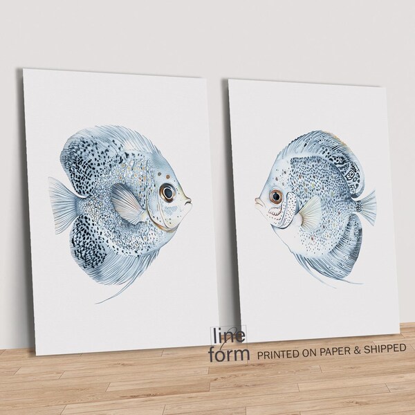 Abstract Fish Art - Etsy