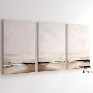 Abstract Art Print Set, Abstract Landscape Painting, Printable Abstract Gallery Wall Art Set of 3 Prints Nordic Prints Modern Abstract Art